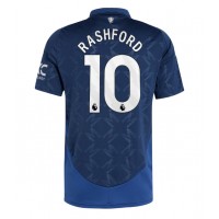 Manchester United Marcus Rashford #10 Vieraspaita 2024-25 Lyhythihainen